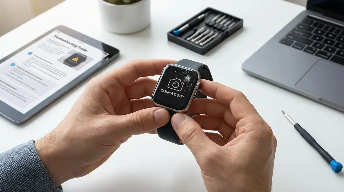 スマートウォッチのカメラが使えないときの対処法
