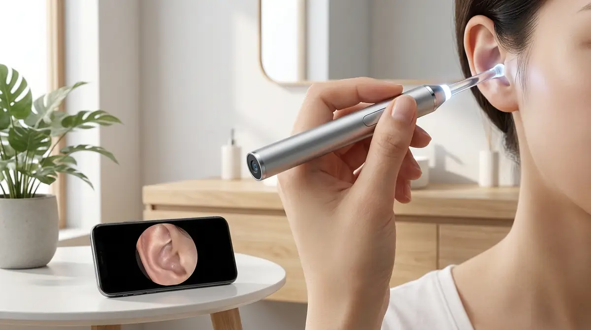 カメラ付き耳かきの基本的な使い方｜5ステップで安全に耳掃除