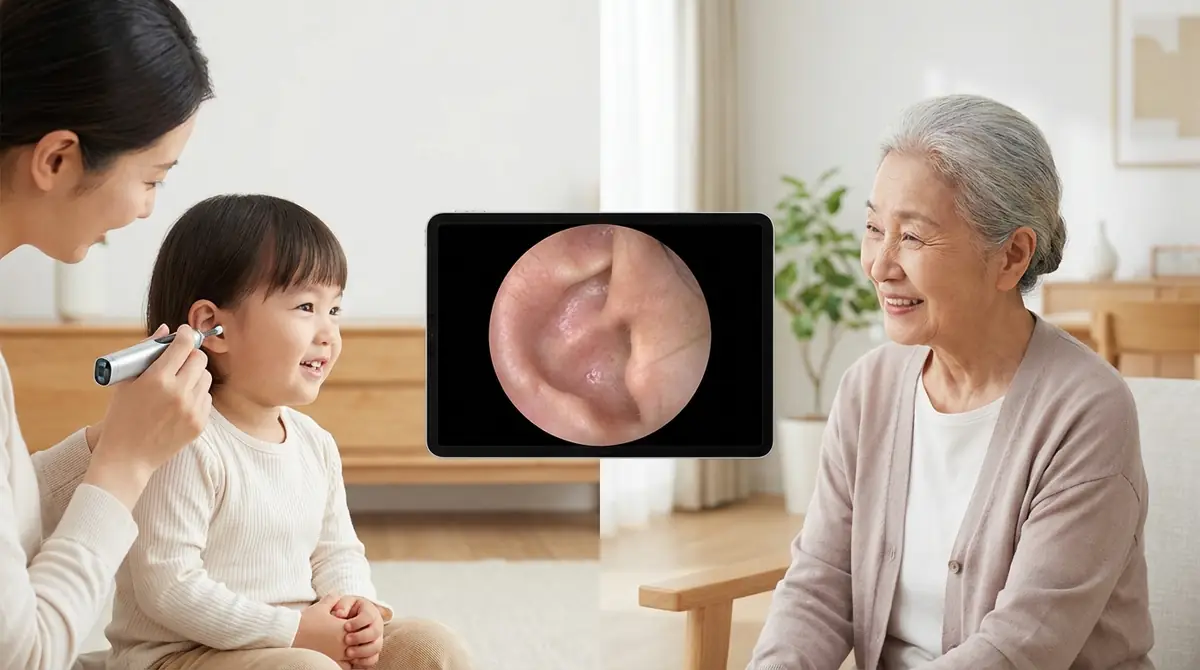 子ども・高齢者へのカメラ付き耳かきの使い方｜安全に行う3つのポイント