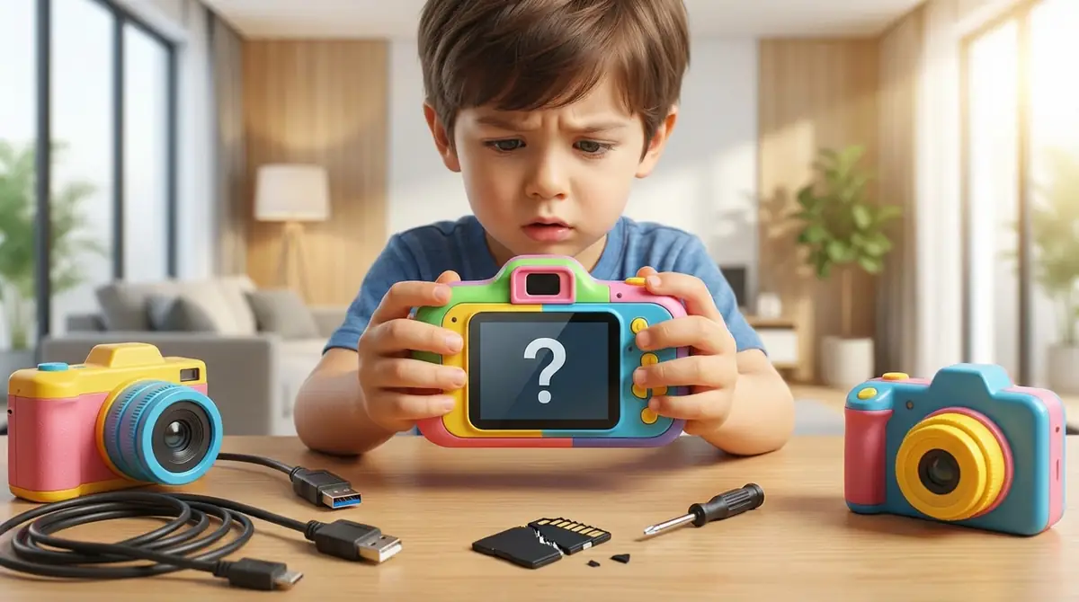 キッズカメラのよくあるトラブルQ&A