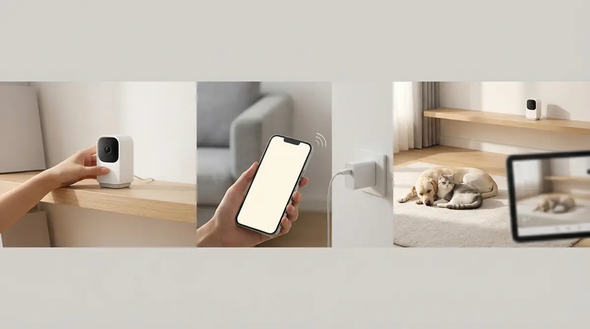 まとめ｜見守りカメラは3ステップで使い始められる