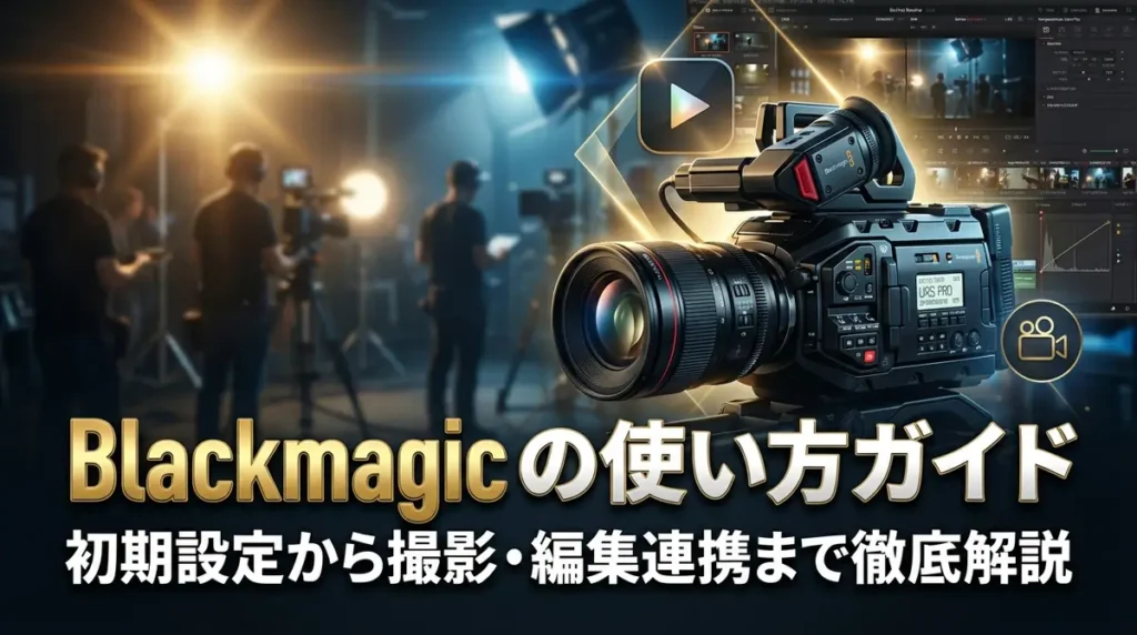Blackmagic Cameraの使い方ガイド｜初期設定から撮影・編集連携まで徹底解説