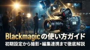 Blackmagic Cameraの使い方ガイド｜初期設定から撮影・編集連携まで徹底解説