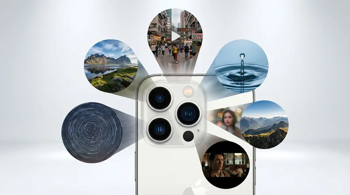 iPhoneカメラ7つの撮影モードと使い分け