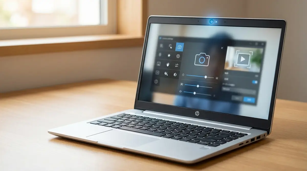 HP内蔵カメラの基本設定方法