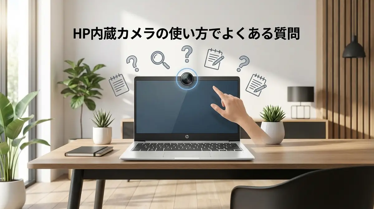 HP内蔵カメラの使い方でよくある質問