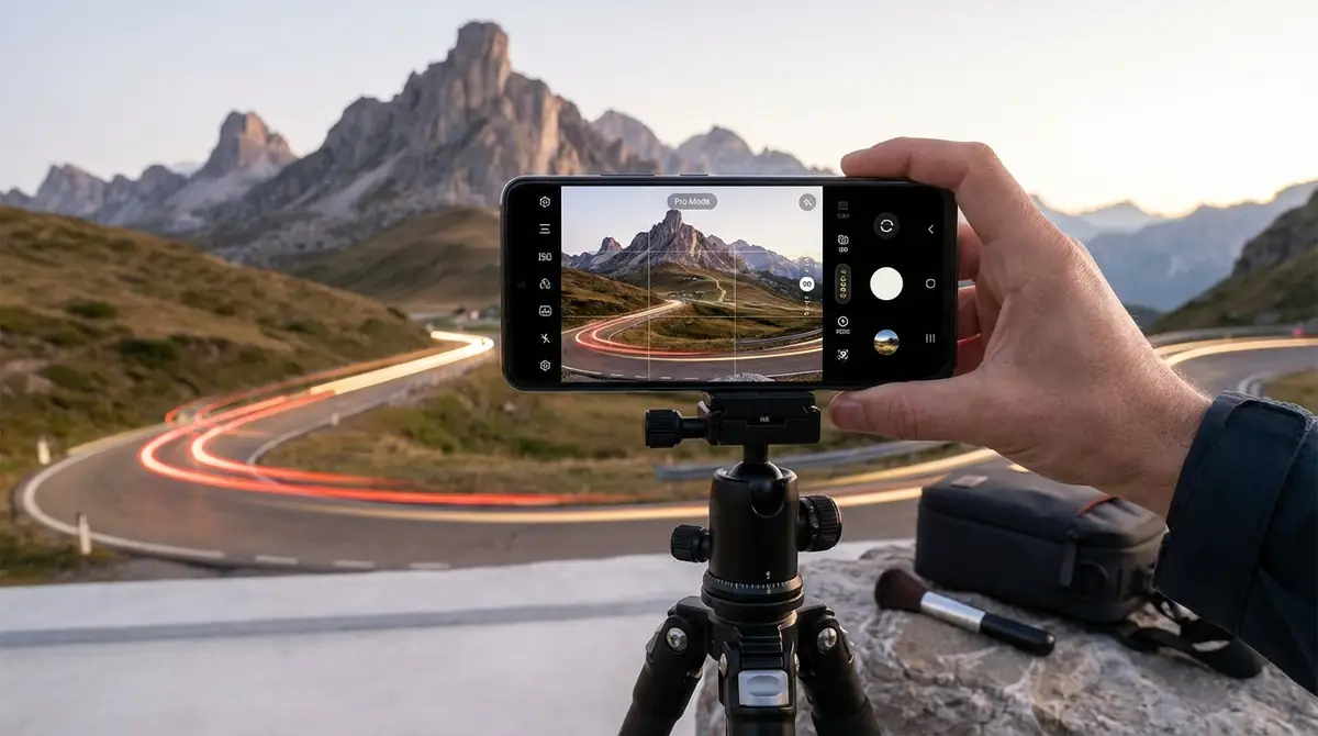 Galaxy A53のプロモードで本格撮影に挑戦する