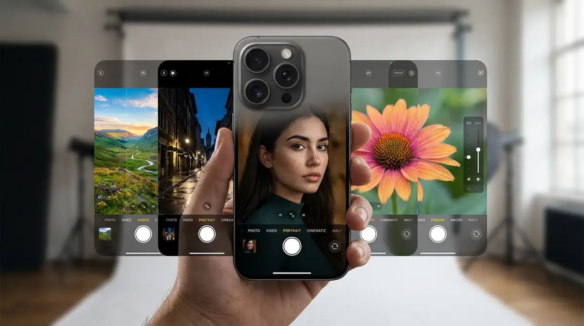 iPhone 15カメラの基本操作と撮影モードの使い方