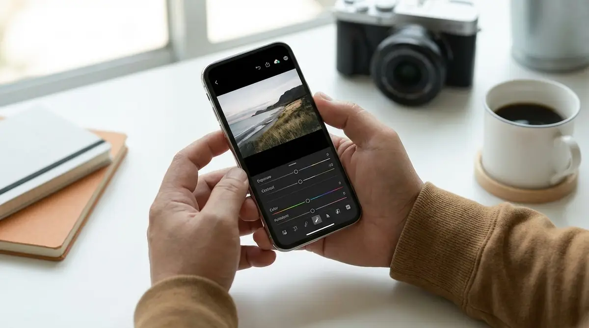 撮影後にiPhoneだけで写真を編集・加工する方法