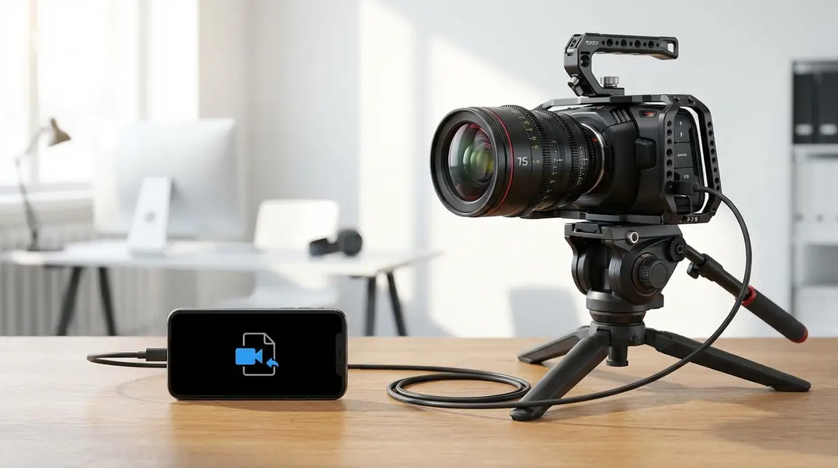 DAMカメラで動画を撮影してスマホに保存する方法