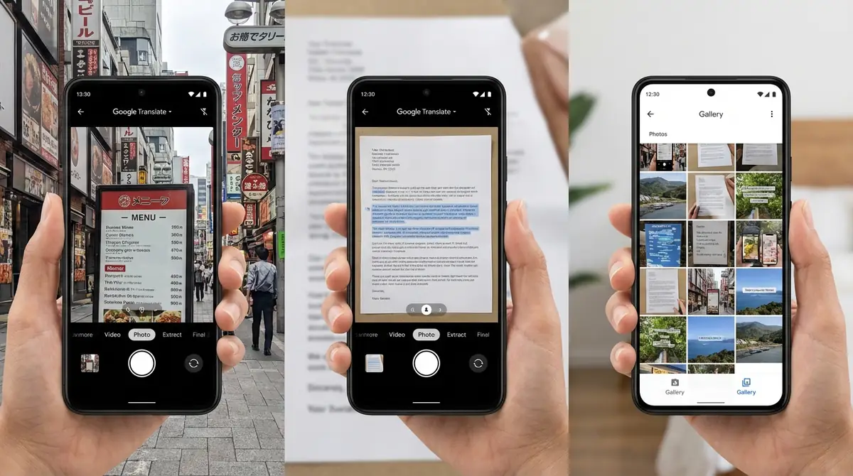 Google翻訳カメラ3つのモードの違いと使い分け