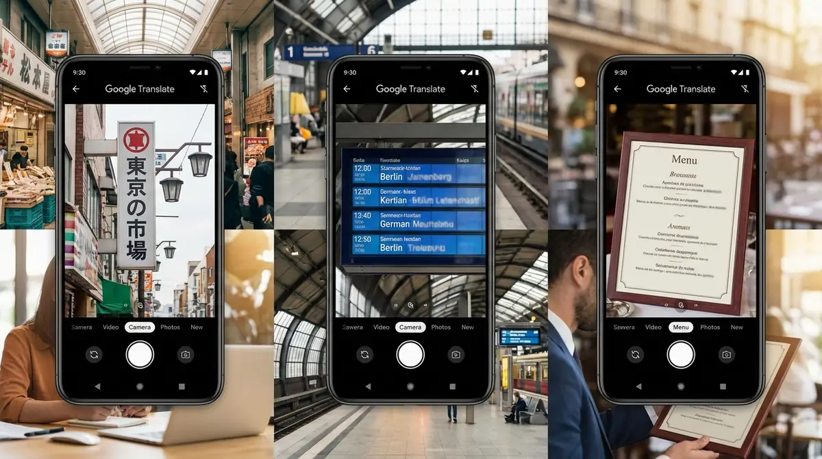 【シーン別】Google翻訳カメラの活用例