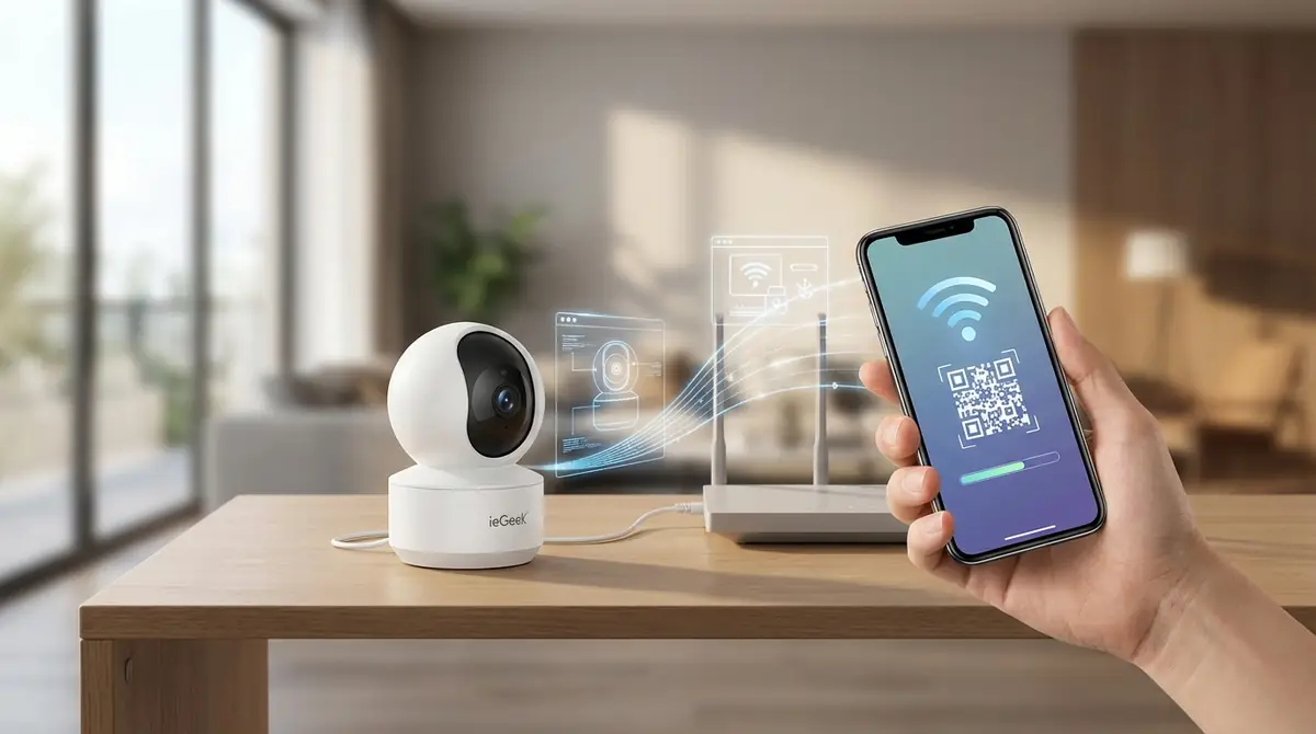 【図解】ieGeek防犯カメラの初期設定手順