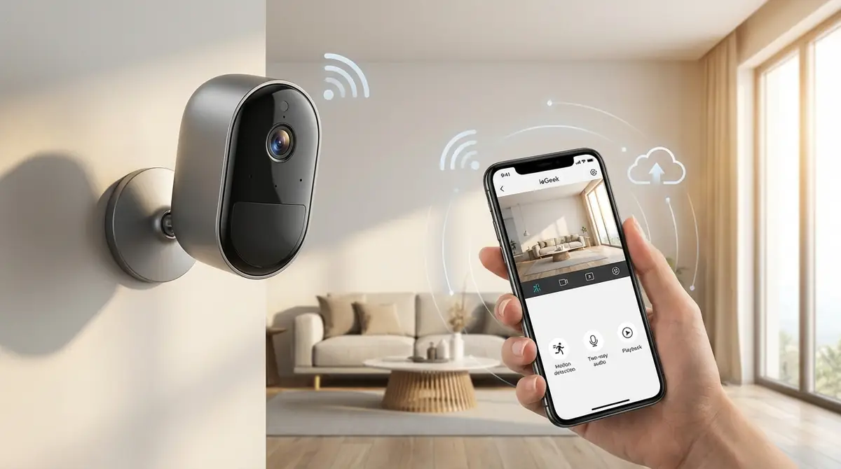 ieGeek防犯カメラの基本的な使い方|毎日使う主要機能