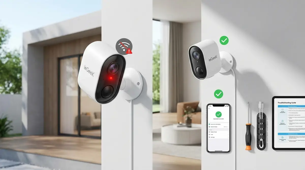 ieGeek防犯カメラのよくあるトラブルと解決策【FAQ10選】