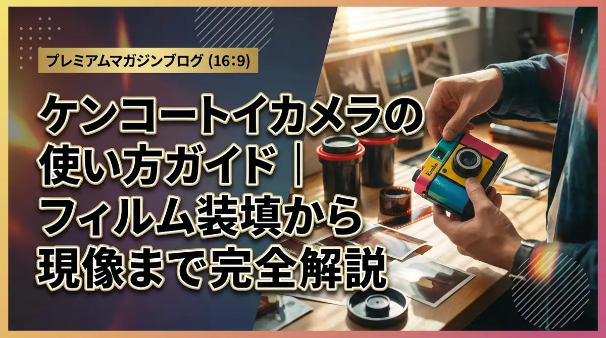 ケンコートイカメラの使い方ガイド|フィルム装填から現像まで完全解説
