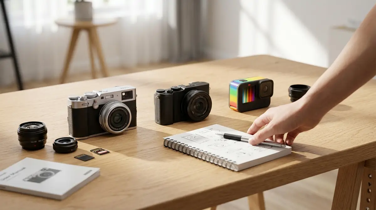 初心者でも使いやすいミニカメラを選ぶ3つのポイント