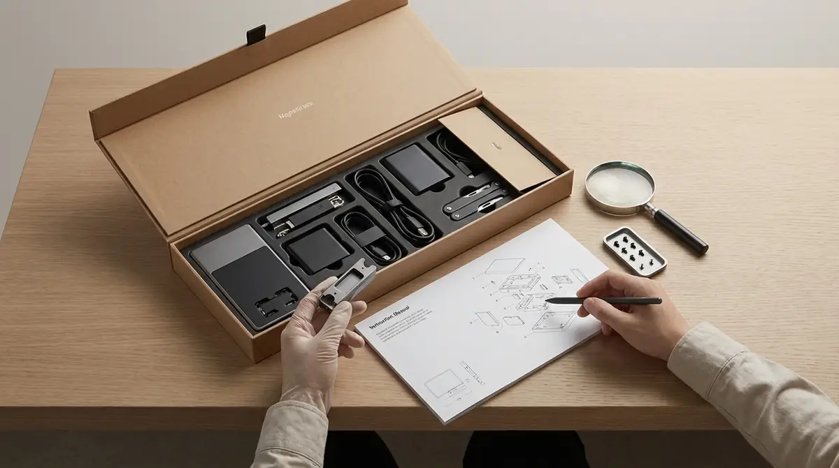 開封したらまず確認！セット内容と各部の名称