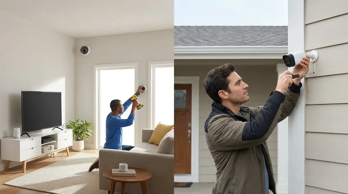 夢グループ防犯カメラの設置方法【屋内・屋外別】