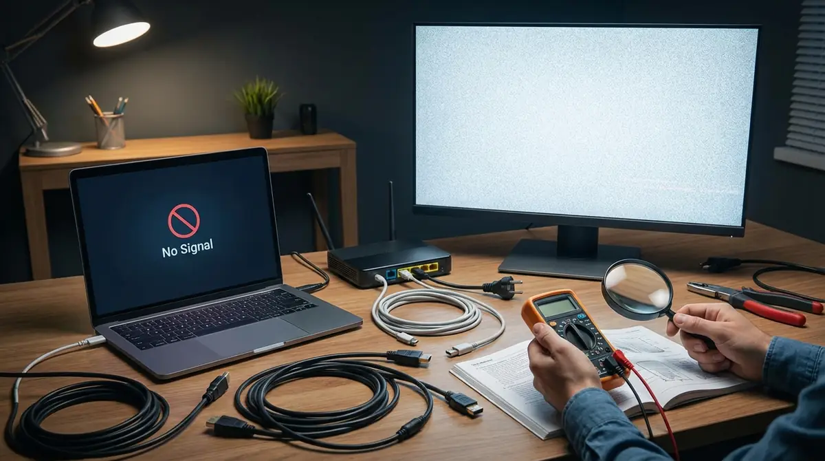 映らない・接続できない時のトラブル対処法