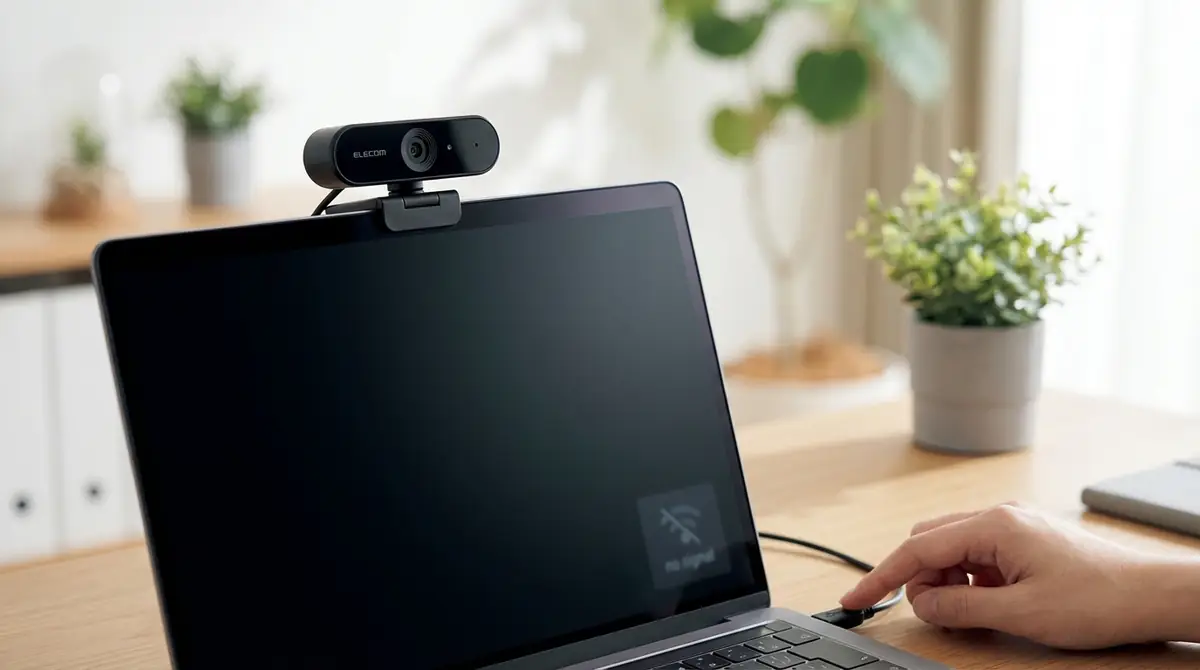 エレコムWebカメラが映らない・認識しない時の対処法