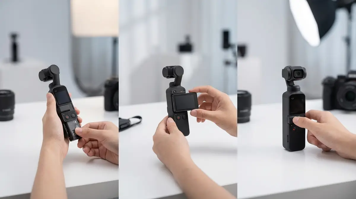 【結論】DJIカメラは3ステップで撮影開始できる