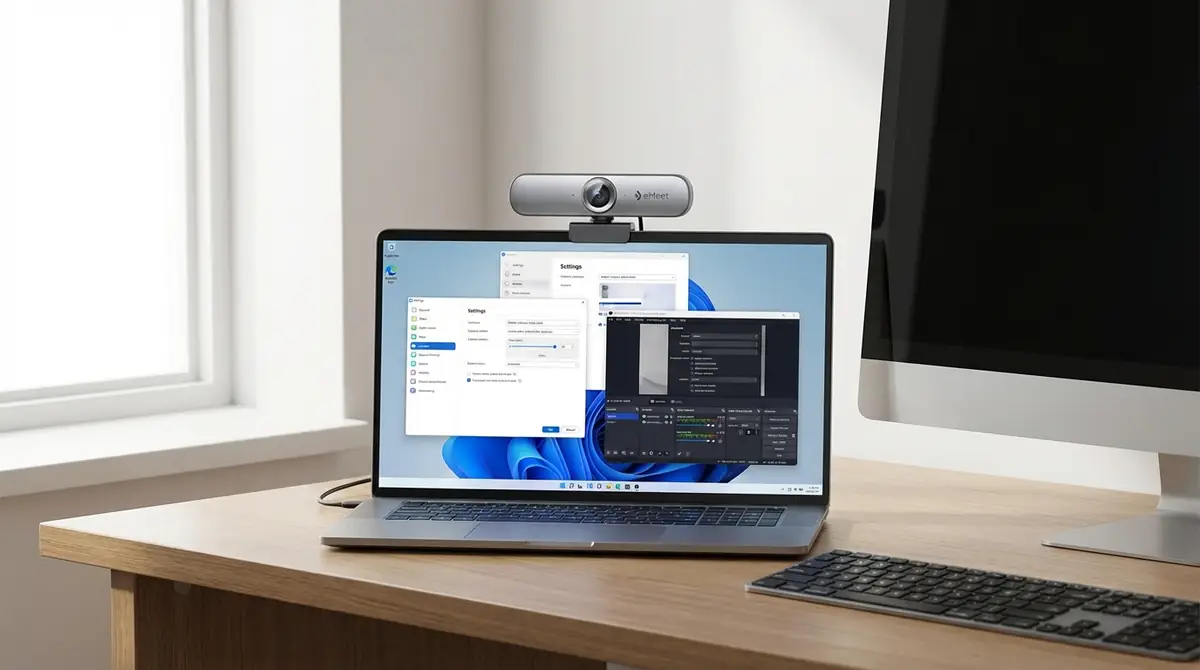 【Windows】eMeet Webカメラのアプリ別設定方法